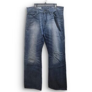 Express Men’s Rocco Indigo Straight Jeans - Faded Blue - W33 L30